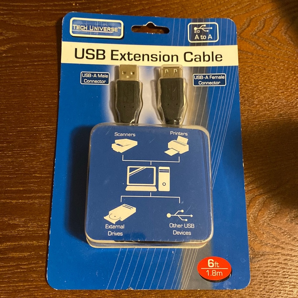 USB Extension Cable Type A Male to Type A Female